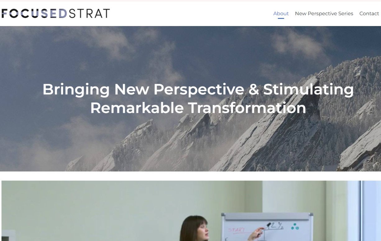 Before - Squarespace Template Website